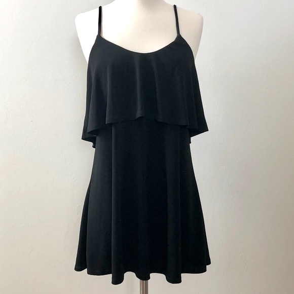 Express Dresses & Skirts - Express Black Flounce Dress, Size Small